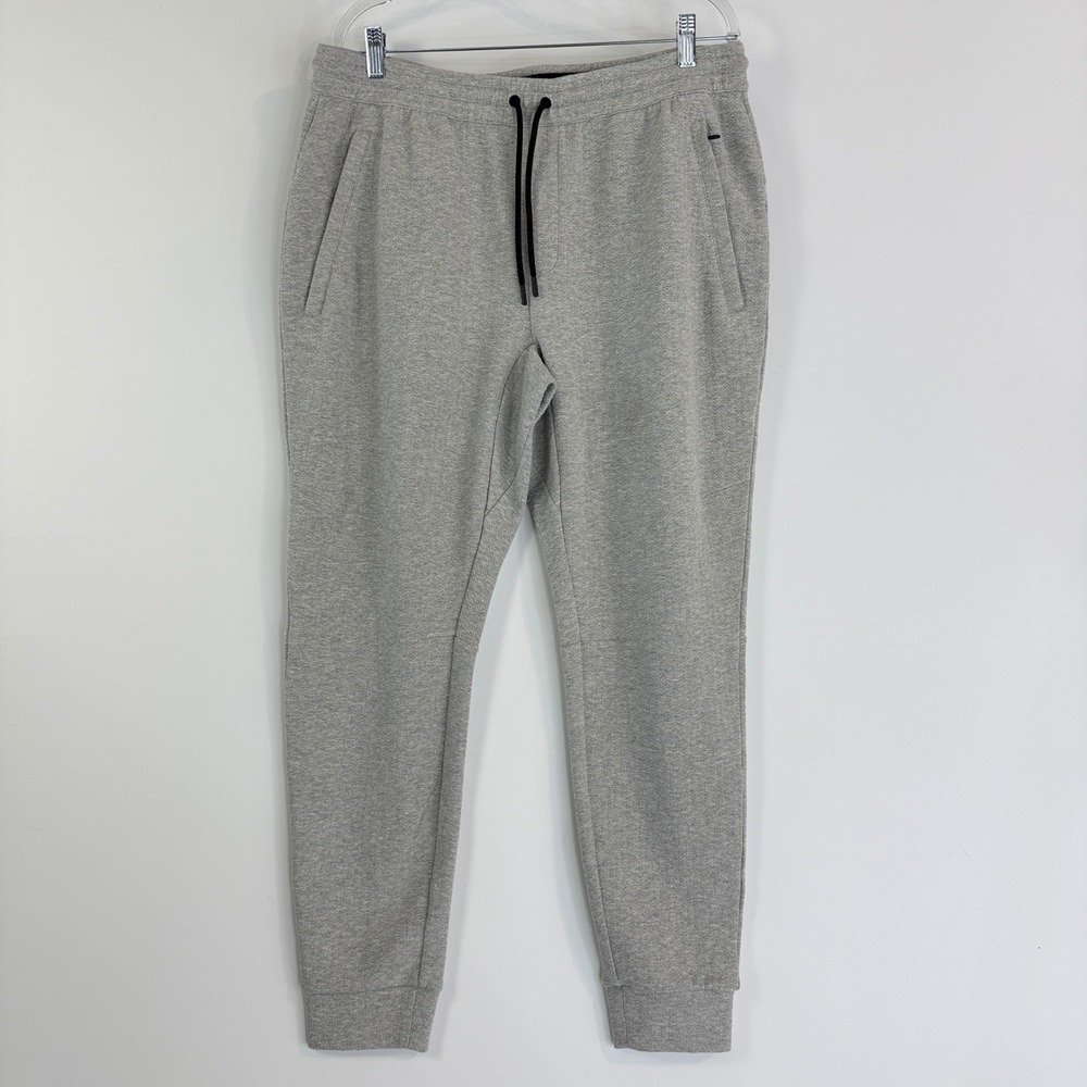 UNRL Apex Jogger Pants Mens XL Gray Textured Stretch Tapered Sweatpants